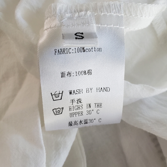 Boho Cotton Peasant Blouse - Picture 13 of 14